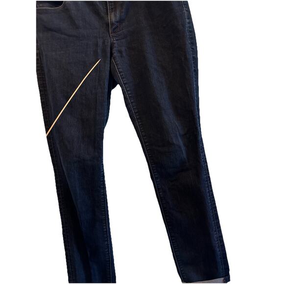 Ann Taylor LOFT Curvy Skinny Jeans Womens Blue Dark Wash Denim Low Rise W29 Sz 6 - Picture 7 of 10